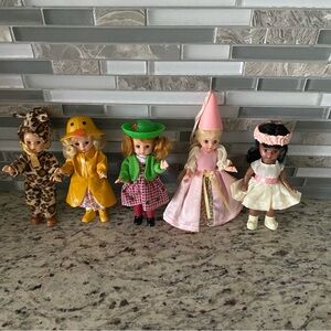 Madame Alexander McDonald's dolls toys sleepy eyes 5" Lot of 5
